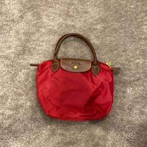 Red Longchamp Mini Bag